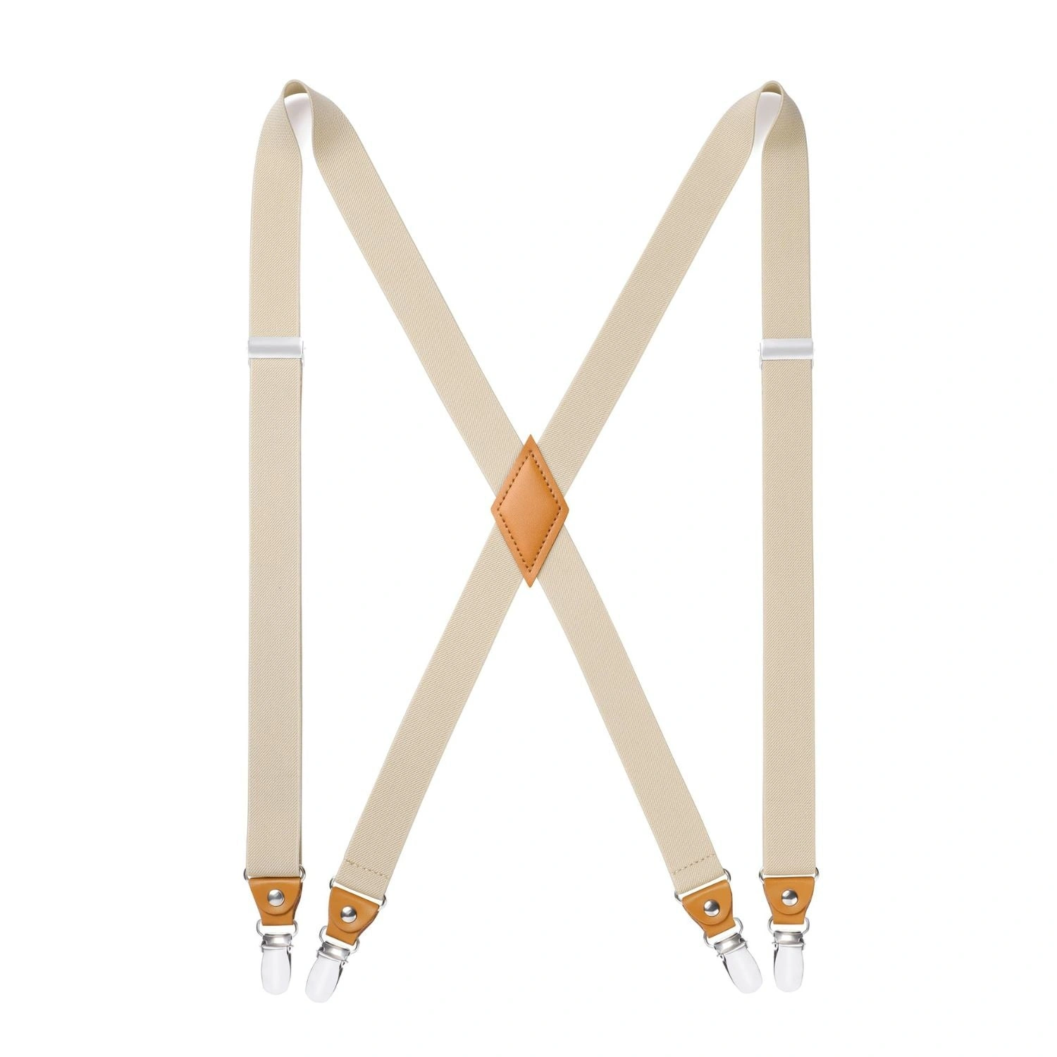 Beige Braces: Classic Style, Adjustable Fit, Secure Grip – Sorted!